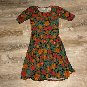 Lularoe women’s large rose dress